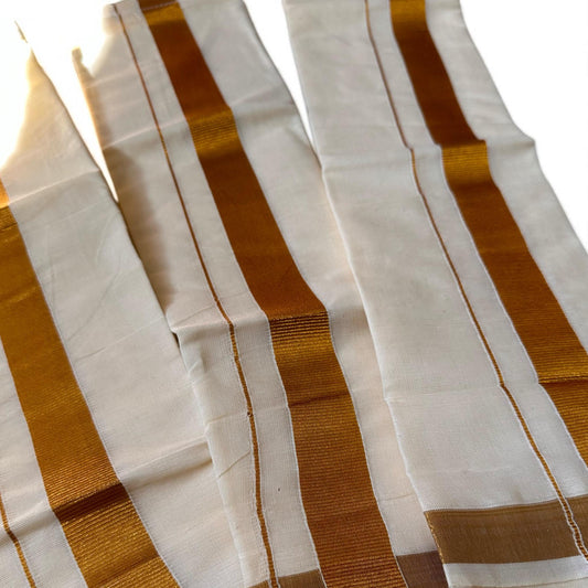 Gold Kasavu Boys Mundu