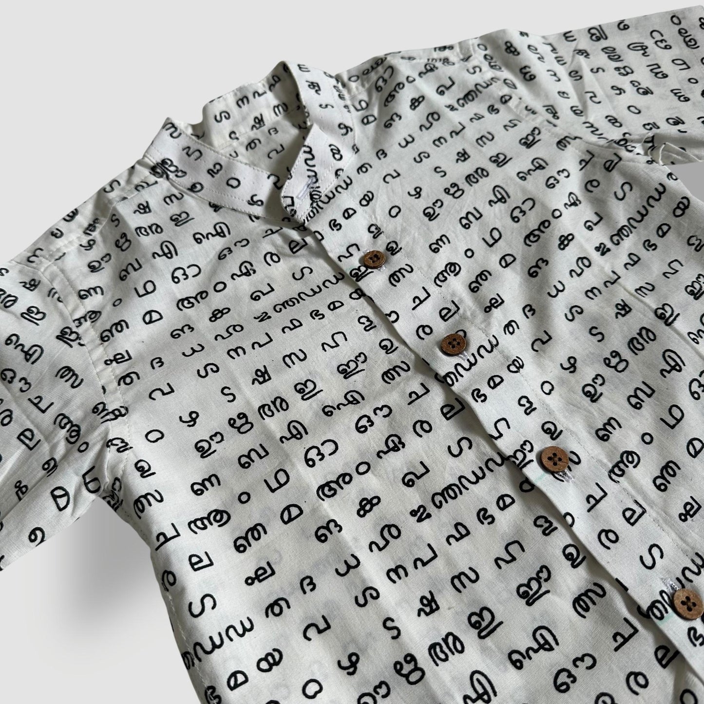 Malayalam Letters Kurta Shirt