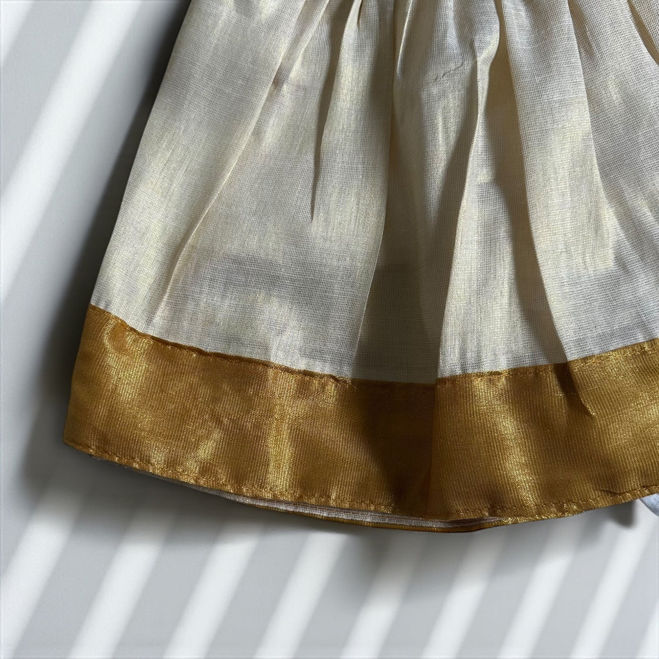 5-in-1 Handmade Golden Rose Dress Set