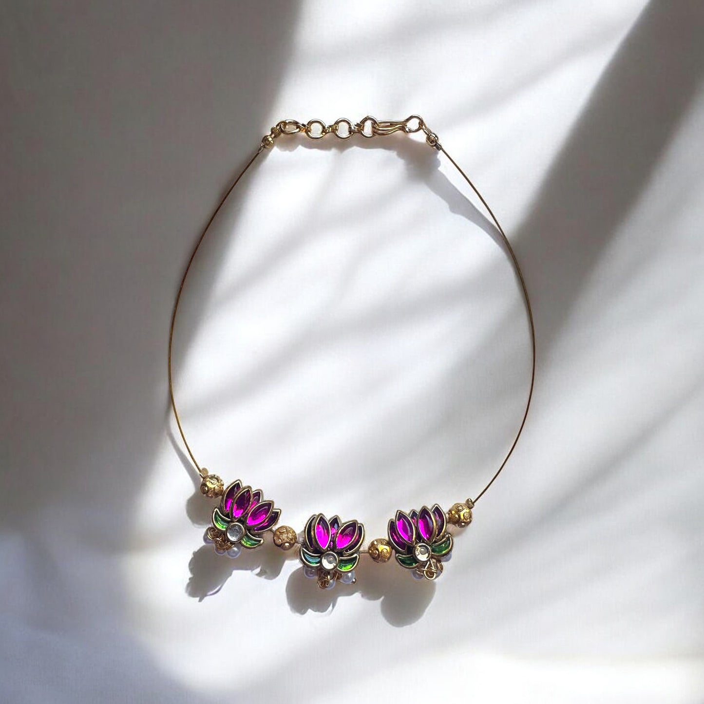 Mini Lotus Invisible Necklace - Kids size