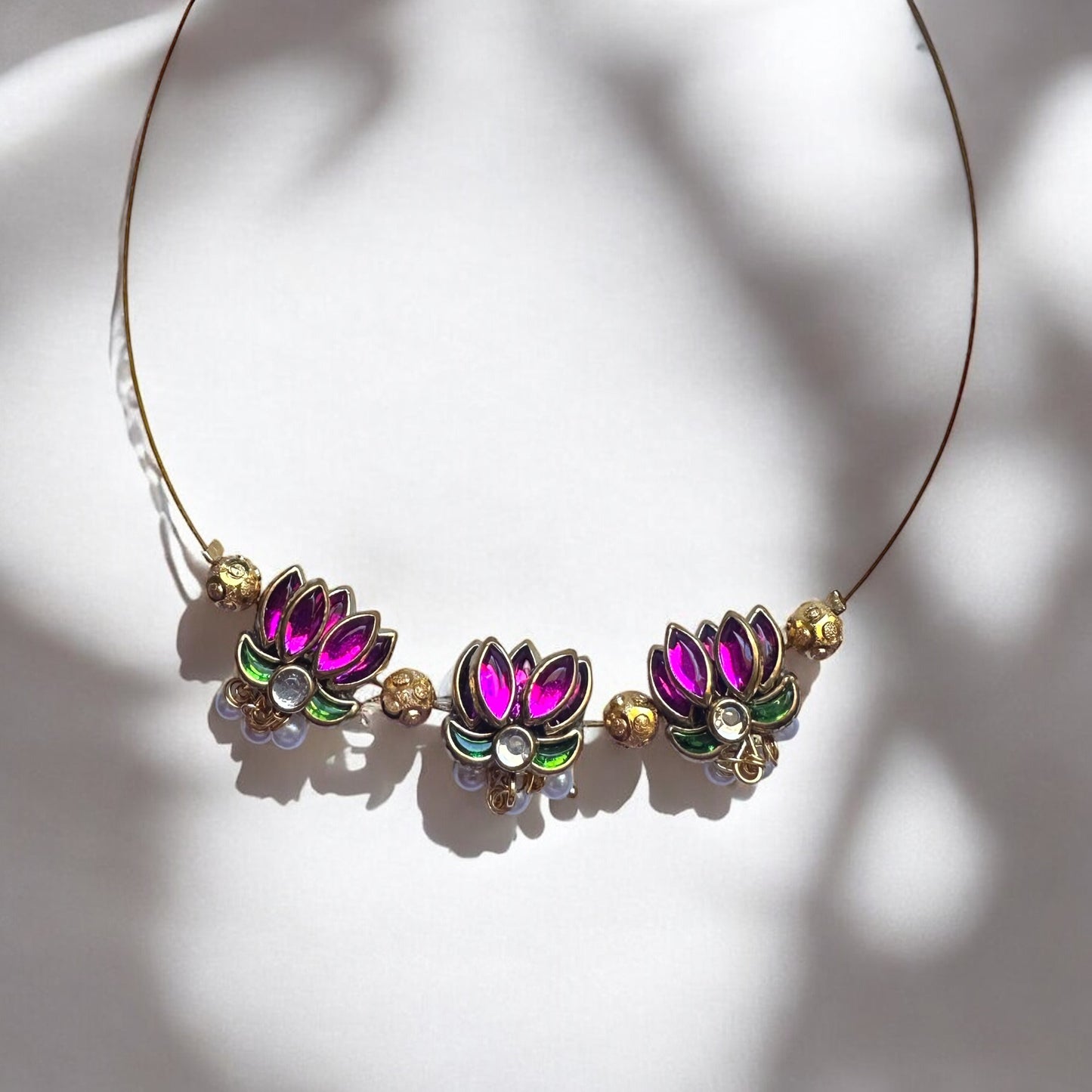 Mini Lotus Invisible Necklace - Kids size