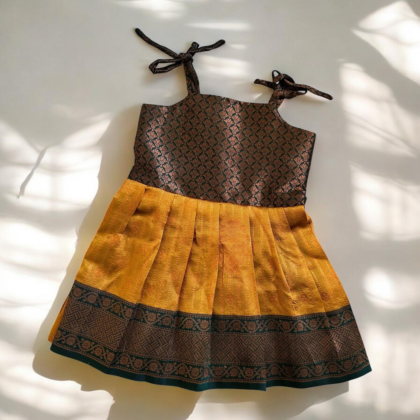 Green and Mustard Frock