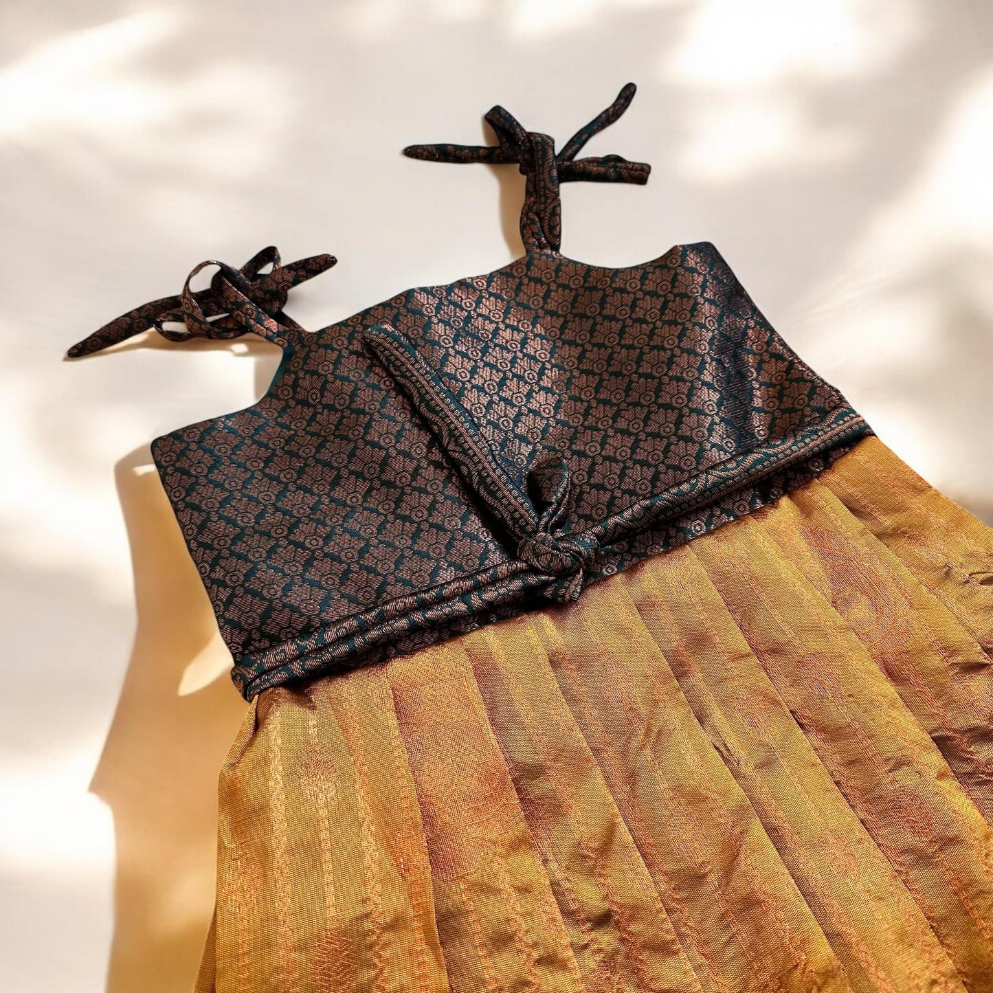 Green and Mustard Frock