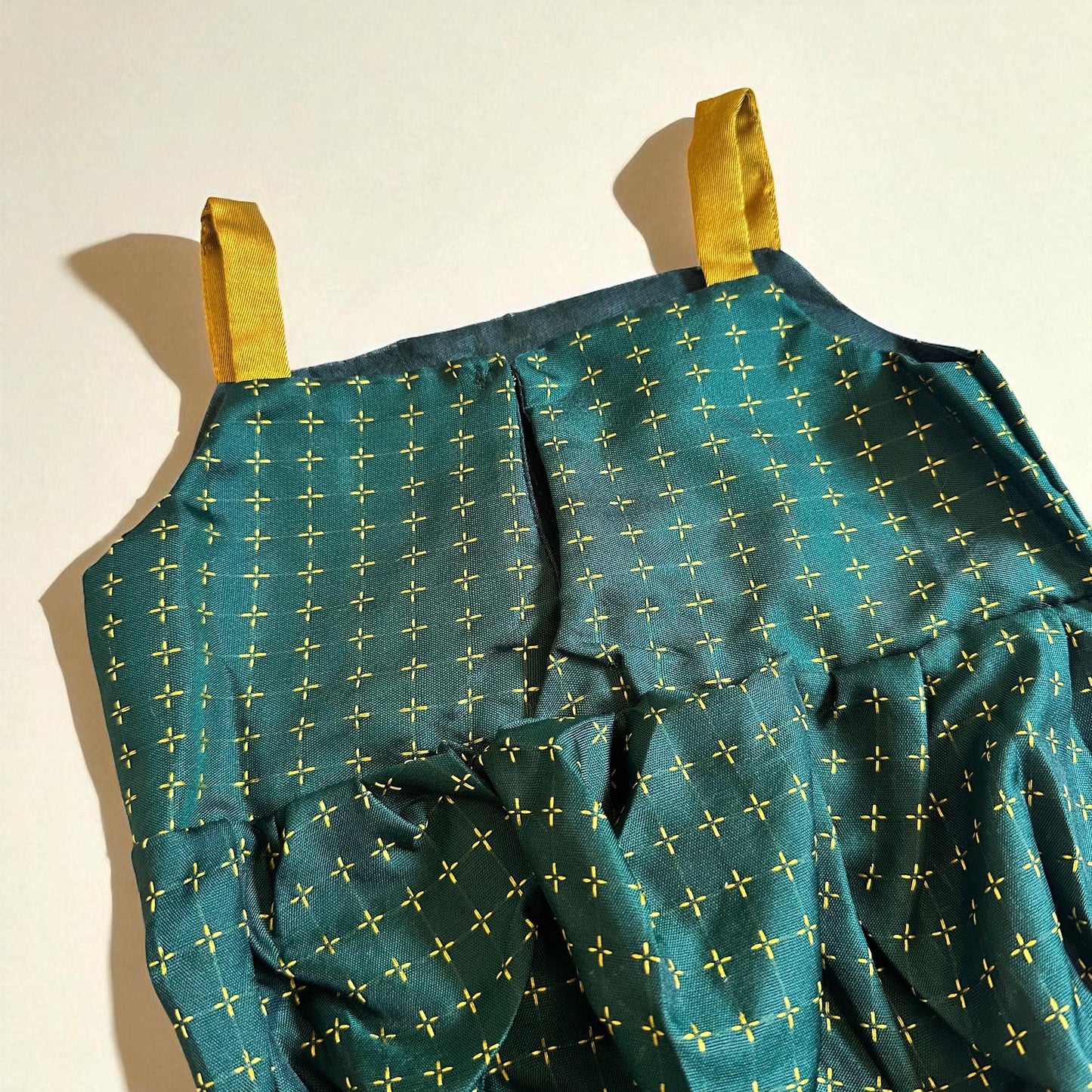 2-in-1 Romper and Skirt Pattu Pavada Set