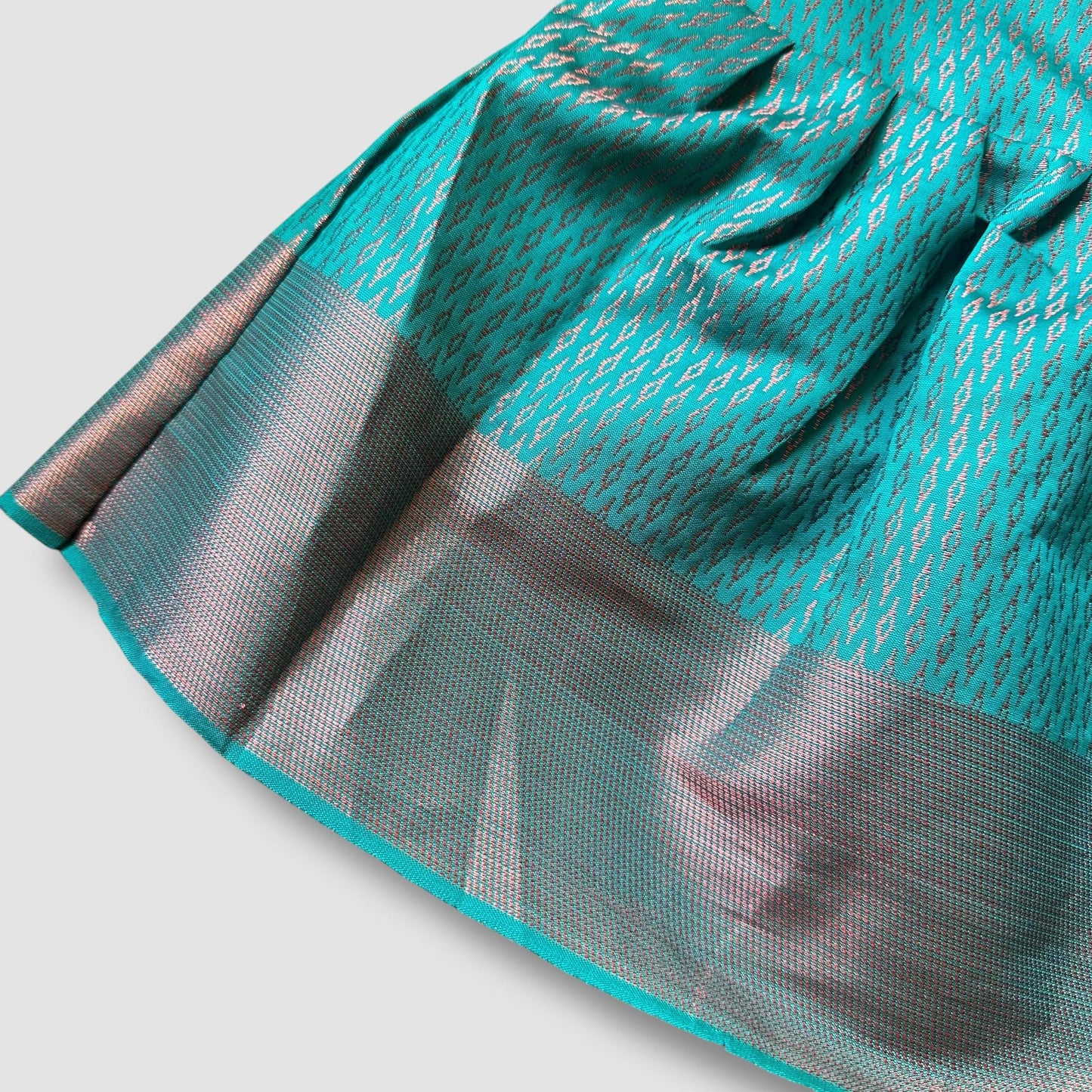 Two-Tone Teal Festive Frock