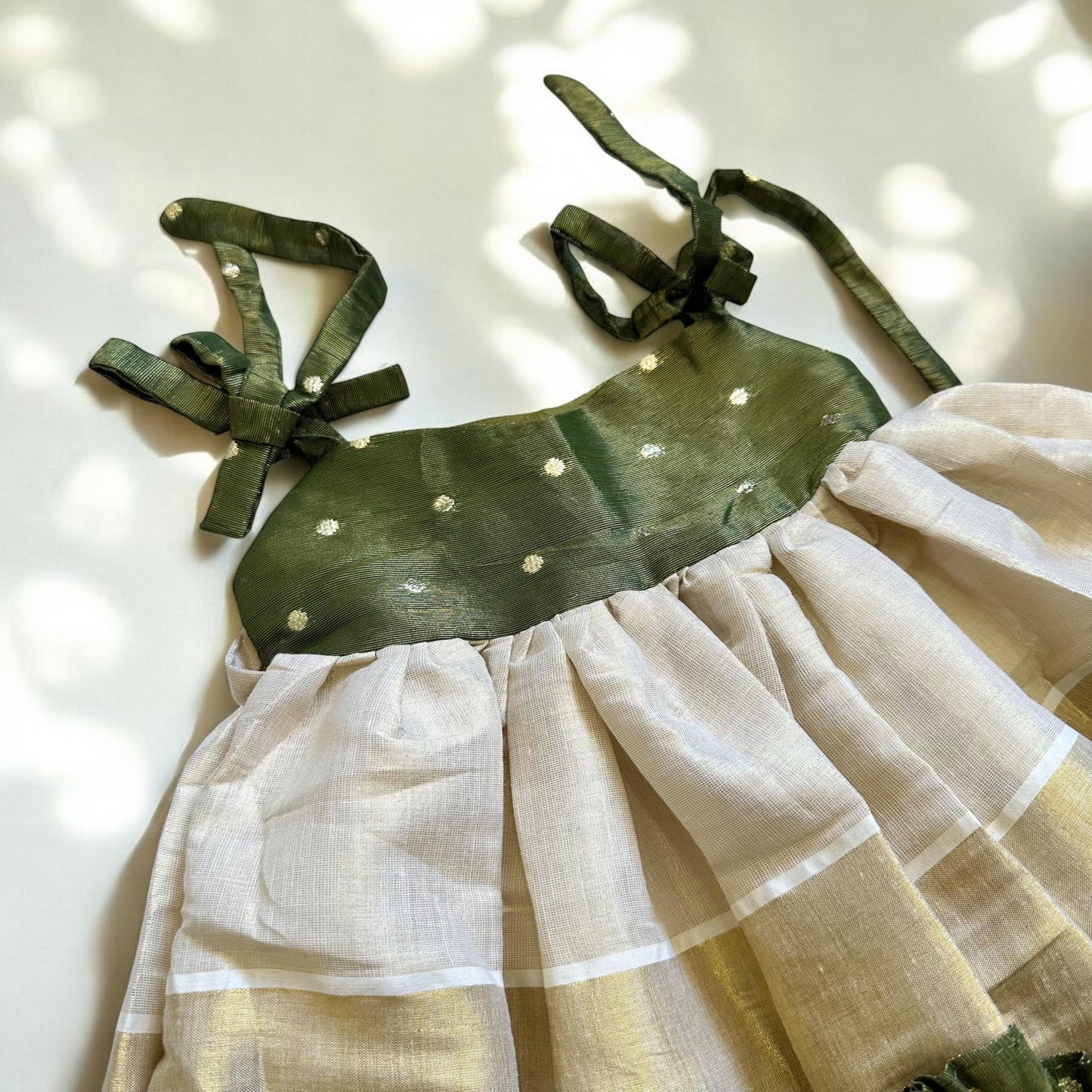 Tissue silk frock - Green