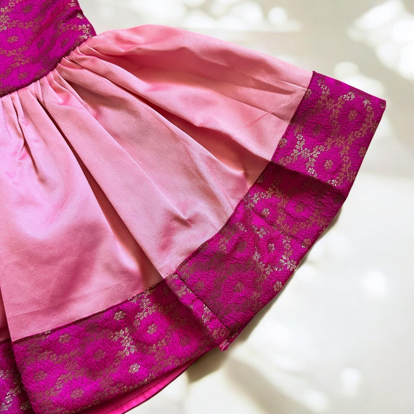 Two-Tone Pink Festive Frock
